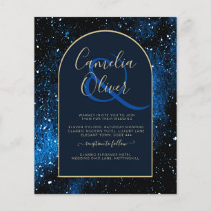 Flyer PRESUPUESTO Nocturno Nocturna InVITACIÓN DE Boda D