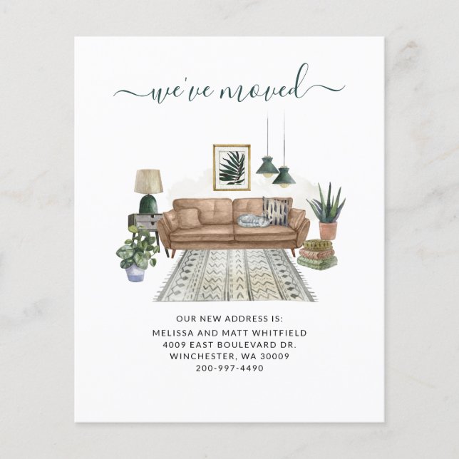 Flyer Presupuesto Nos hemos mudado Anuncio de Chic Movin (Frente)