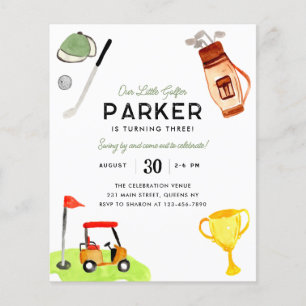 Flyer Presupuesto nuestro pequeño golf Carro de golf Cum