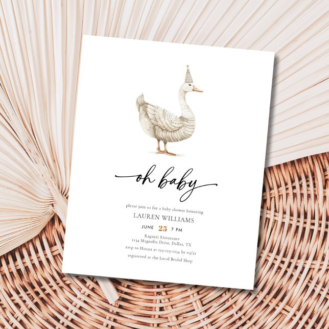 Flyer PRESUPUESTO Oh Baby Goose Gender Neutral Baby Show (Subido por el creador)