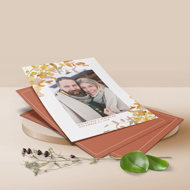 Flyer PRESUPUESTO Otoño Foto botánica Guardar la fecha (Subido por el creador)