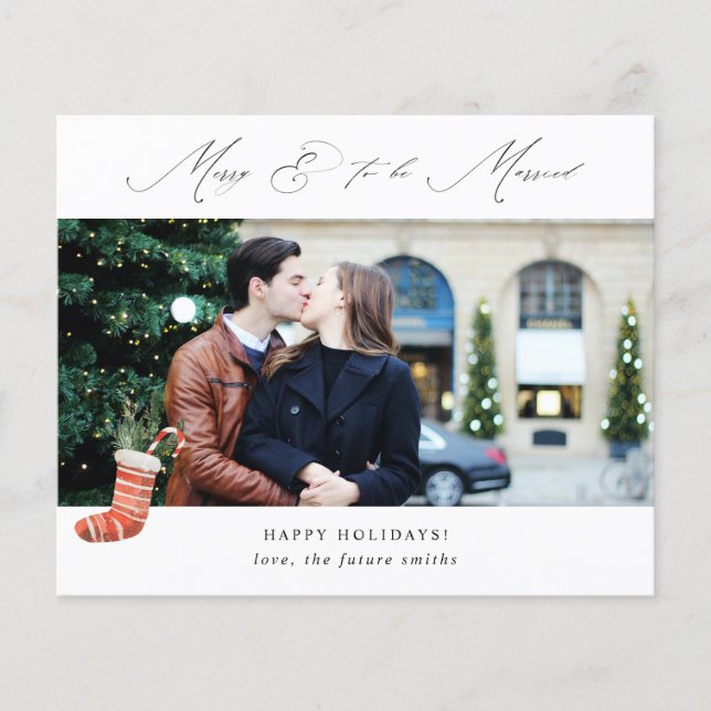 Flyer Presupuesto Pano Merry y casarse con Stocking Phot (Frente)