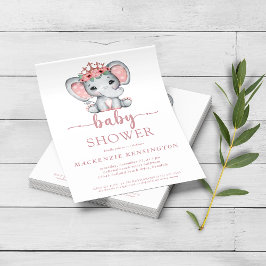 Flyer PRESUPUESTO Pin K Princess Elephant Baby Girl FLYE