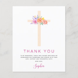 Flyer Presupuesto Primero Santa Comunión Gracias Rosa Fl