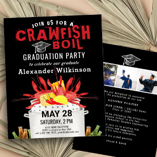 Flyer PRESUPUESTO Red Crawfish Boil GRAD 3 Invitación de
