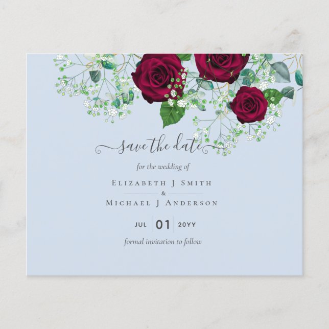Flyer PRESUPUESTO Rosa de Borgoña Eucalyptus Boda (Frente)