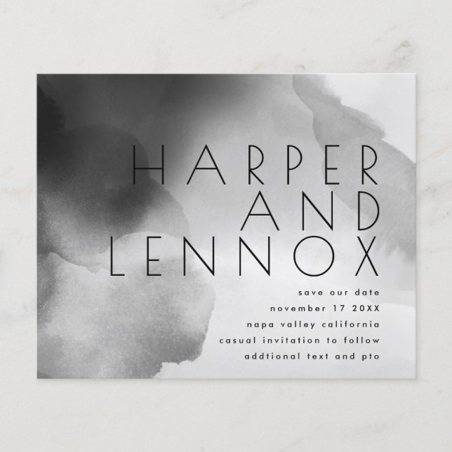 Flyer Presupuesto simple moderno Ahorro mínimo en nuestr (Frente)