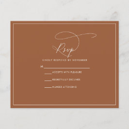 Flyer Presupuesto Terracotta RSVP