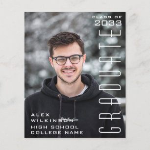 Flyer PRESUPUESTO Tipografía moderna Invitación simple G