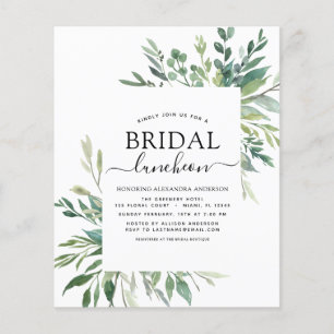 Flyer Primavera Presupuestaria Bridal Shower Luncheon Gr