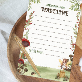 Flyer Primer cumpleaños del bosque por mensaje de la cáp