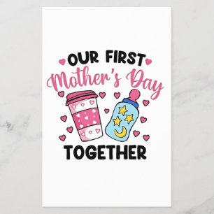 Flyer Primer Día de la Madre Juntos Matrimonio de Pareja