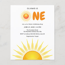 Flyer Primer viaje presupuestario en torno a la invitaci