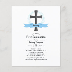 Flyer Primera Comunión Niño