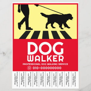Flyer Professional Dog Walking Service