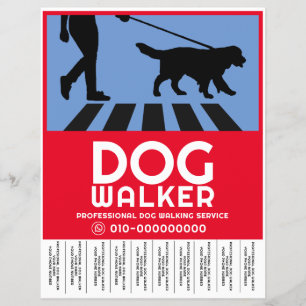 Flyer Professional Dog Walking Service
