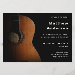 Flyer Promoción de conciertos musicales Guitarra moderna