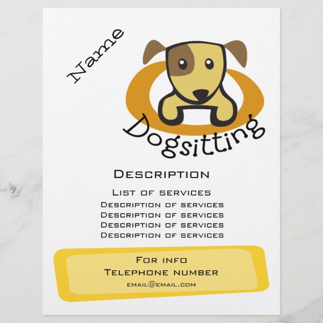 Flyer Promoción de dogseo (Frente)