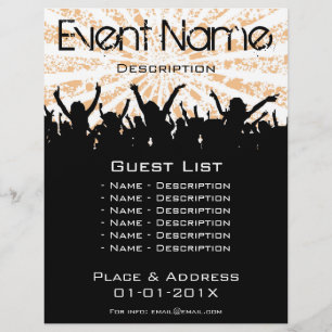 Flyer Promoción de eventos