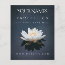 FLYER : PROMOCIÓN DE NEGOCIOS : LOTUS ON Water