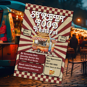 Flyer Promoción del Festival de Comida Callejera