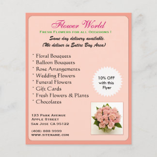 Flyer Promoción_Floristería(Volante)