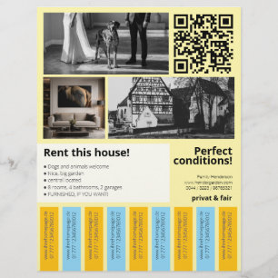 Flyer Propiedad de Casa Nueva para Alquilar Tiras Desgar