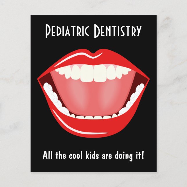 Flyer Prospecto dental para pequeñas odontologías (Frente)