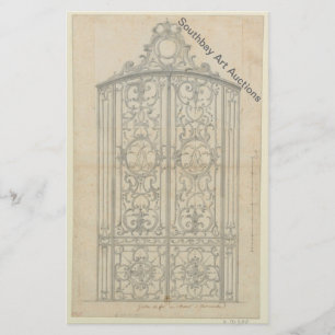 Flyer Puerta del coro de hierro francés