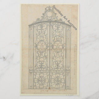 Flyer Puerta del coro de hierro francés