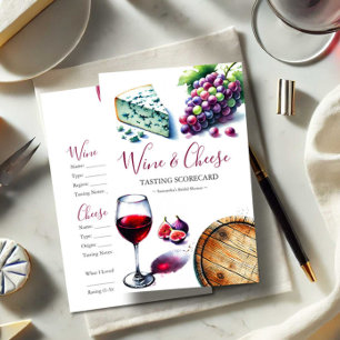 Flyer Puntuación de evaluación de vinos