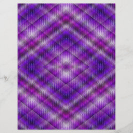 Flyer Purple Argyle Bulk Scrapbook Paper Pages