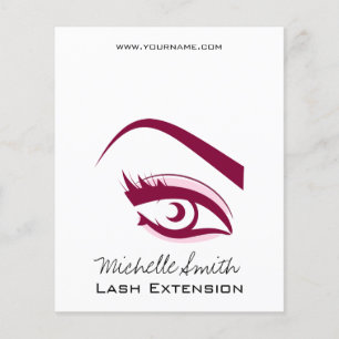 Flyer Purple Eye long eyelashes Lash extension  icon