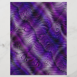 Flyer Purple Faux Snakeskin Bulk Scrapbook Paper Pages
