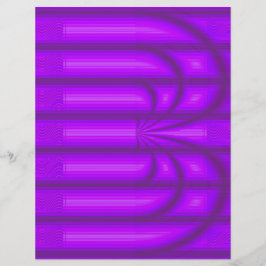 Flyer Purple Retro Cathedral Bulk Scrapbook Paper Pages