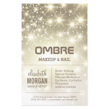 Purpurina de oro brillante esparce salón de bellez