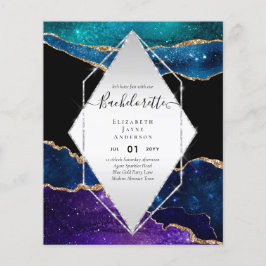 Flyer PURPURINA DE PRESUPUESTO AGATE BACHELORETTE Party