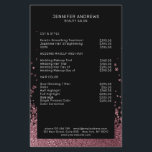 Flyer Purpurina moderno Drop Rosegold<br><div class="desc">Moderno, estilo Purpurina en Rossegold y Schwarz. Es wird keine echte Folie/Purpurina verwendet. Es en Fotodruck. Editiere en Minuten. Über "weiteres personalisieren" kannst Du die Schriftgröße, Farbe und Position individuell verändern.</div>