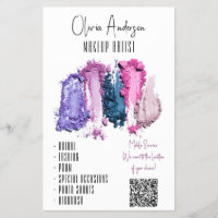 QR Code Moderno Beauty Swatch Artista de maquillaj