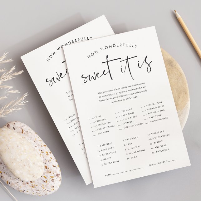 Flyer Qué dulce es el juego de adivinar el canto de Baby (Subido por el creador)