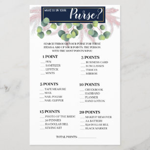 Flyer ¿Qué hay en tu tarjeta de juego de Grass Pampas?