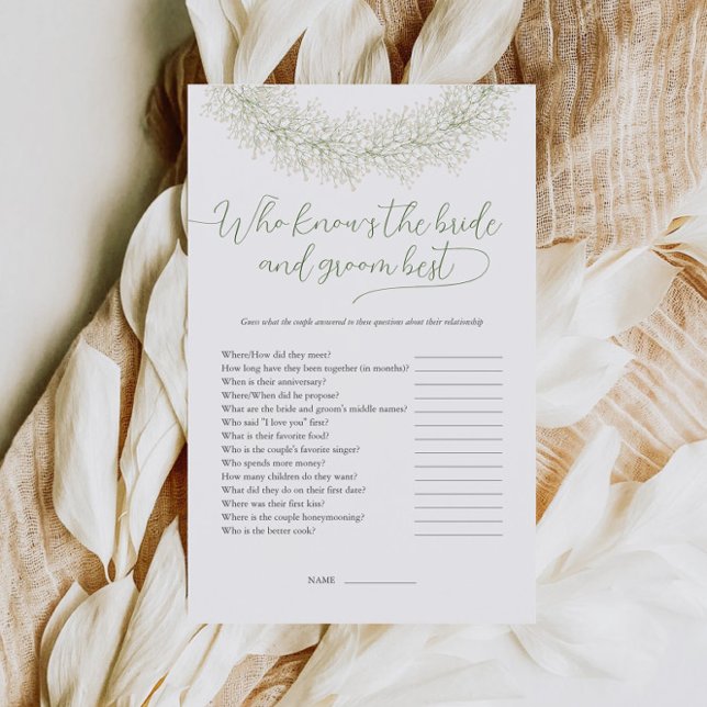 Flyer Quien Conoce Mejor a la Novia y el Novio Juego de  (Subido por el creador)