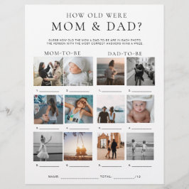Flyer Quinn Qué Edad Tenían Mamá y Papá Juego de Fotos