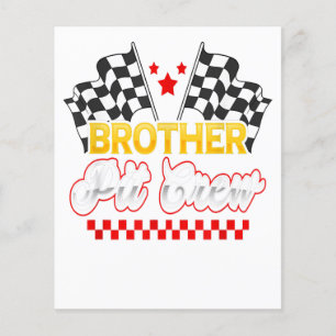 Flyer Race Car Birday Party Carreras Familia Brother Gif
