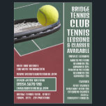 Flyer Racket & Ball, clases de tenis/publicidad de clase<br><div class="desc">Racket & Ball,  Clases De Tenis/Classes Publicidad Volantes De La Tienda De Tarjetas De Negocios.</div>