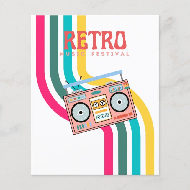 Flyer Radio Retro (Frente)