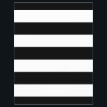 Flyer Rayas Blancas Y Negras De Estilo<br><div class="desc">Las audaces rayas gráficas en blanco y negro, de estilo horizontal o vertical, son un estilo gráfico clásico y moderno que siempre le da un gran regalo personalizado a usted o a alguien especial en su lista, lo que seguro que impresionará en cualquier ocasión festiva. Envíenos un correo electrónico a...</div>