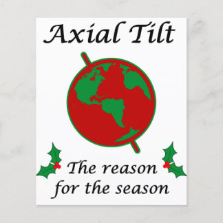 Flyer Razón de inclinación axial para la temporada