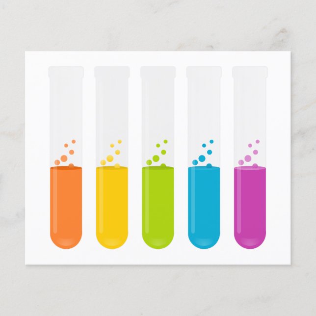 Flyer reactivos de los tubos de ensayo test-155769 quími (Frente)