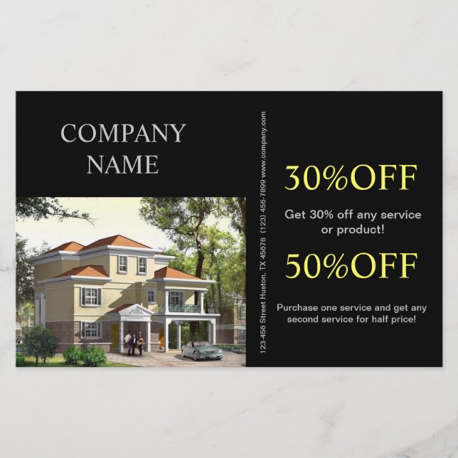 Flyer Realtor de remodelación de vivienda de construcció (Frente)